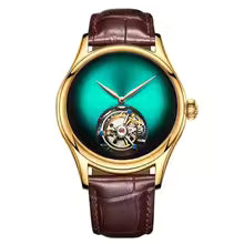 Flying Tourbillon Skeleton Watch For Men Mechanical Waterproof Mens Watches Top Brand Luxury Movement Stainless Steel 2025