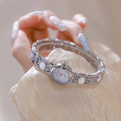 Aurora Natural Black Gold Abalone Color Shell High Class Elegant Watch