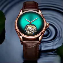 Flying Tourbillon Skeleton Watch For Men Mechanical Waterproof Mens Watches Top Brand Luxury Movement Stainless Steel 2025